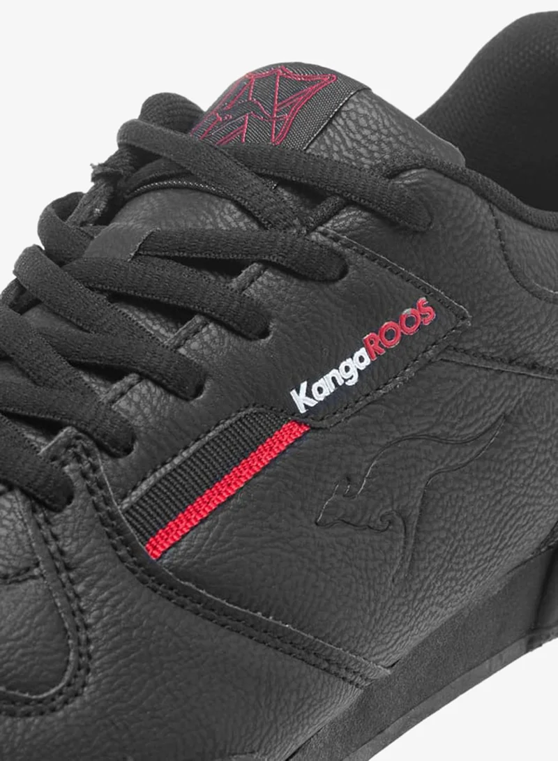 kangaROOS BLACK Women's Solid Lace-Up Sports Shoes for Women | Best Price UAE