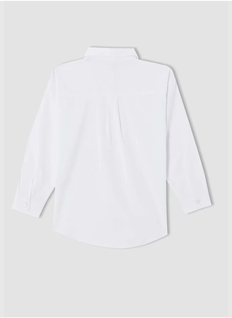 DeFacto Regular Fit Basic Long Sleeve Shirt