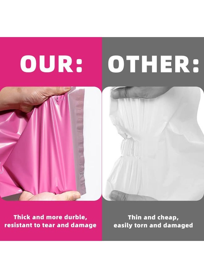 POLYSELLS 500 pcs 14.5x19 Inches Pink Poly Mailers Shipping Envelopes, Strong Adhesive Sealing, Waterproof, and Tear-resistant Postal Mailing Bags for Clothing, Books, and Accessories - Image 4