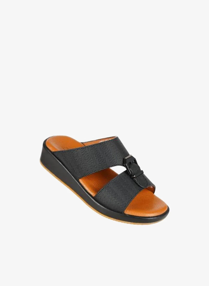 barjeel uno 008-3675 Barjeel Uno Boys Arabic Sandals MSA124 B Black