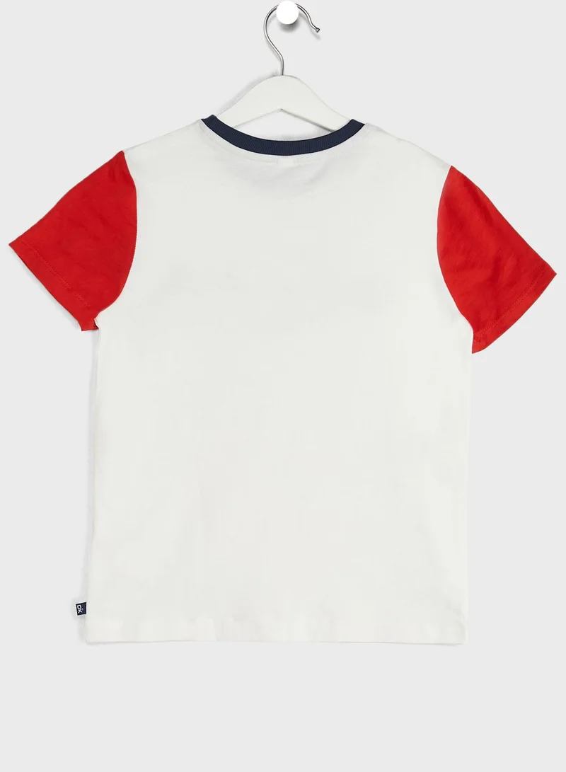 Okaidi Obaibi Youth Slogan Pyjama Set