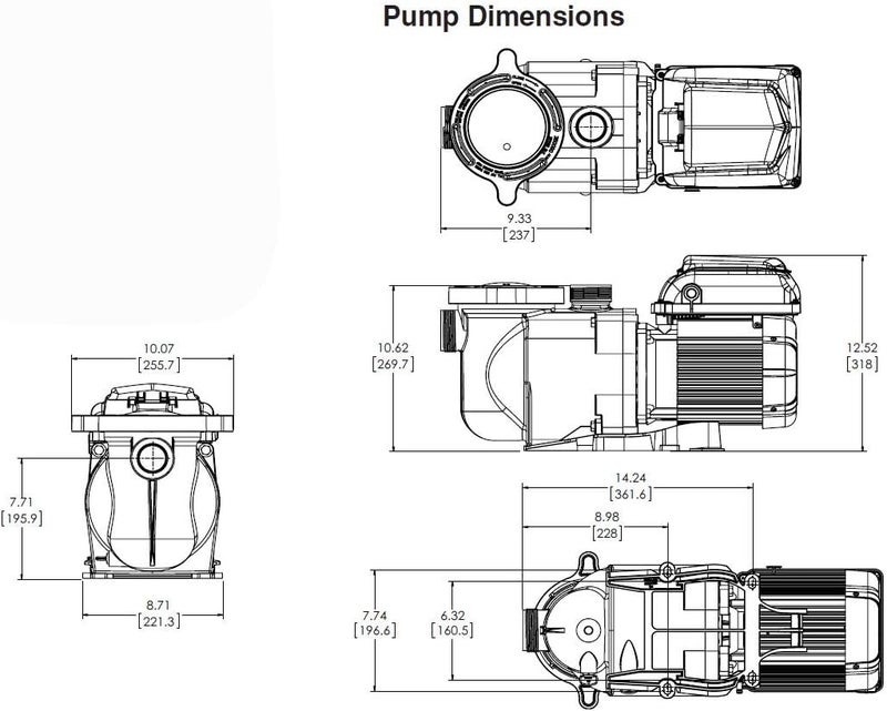 Pentair Pentair EC342001  SuperFlo VS Variable Speed Pool Pump 15 HP  Limited Warranty  - Image 2