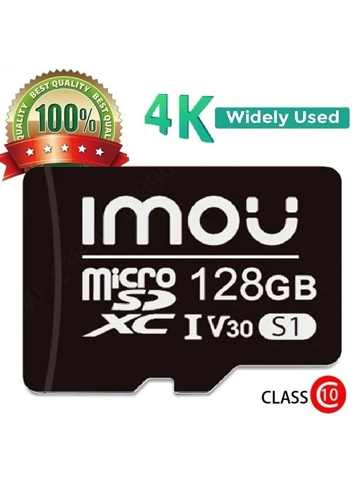 ايمو كاميرا مراقبة خارجية ايمو بتقنية واي فاي مزدوجة العدسات دقة 10 ميجابكسل (5 ميجابكسل + 5 ميجابكسل)، رؤية ليلية ملونة تصل إلى 30 مترًا، اكتشاف الشخص والمركبة بتقنية الذكاء الاصطناعي، تتبع PT التلقائي، صوت ثنائي الاتجاه، صفارة إنذار مدمجة مقاومة للماء والغبار مع حماية احترافية لمواجهة أي عاصفة + بطاقة ذاكرة ميكرو SDXC فائقة السرعة بسعة 128 جيجابايت من أيمو - Image 2