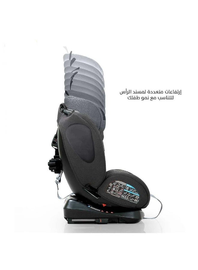 Latafah 360° Rotating Baby Car Seat with ISOFIX – Group 0+/1/2/3 Child Car Seat from Newborn to 12 Years with Side Impact Protection & 5-Point Safety Harness - Image 5