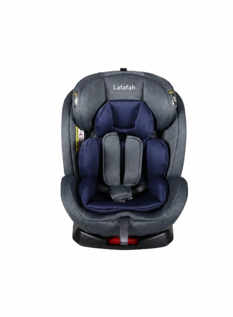 Latafah 360° Rotating Baby Car Seat with ISOFIX – Group 0+/1/2/3 Child Car Seat from Newborn to 12 Years with Side Impact Protection & 5-Point Safety Harness - Image 3