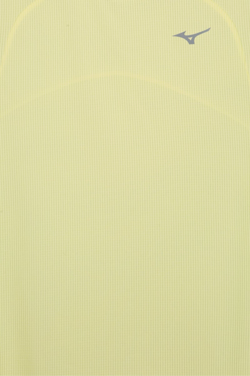 Mizuno Women Sportswear Fit Short Sleeve Training T-Shirt, Lime Yellow - Image 5