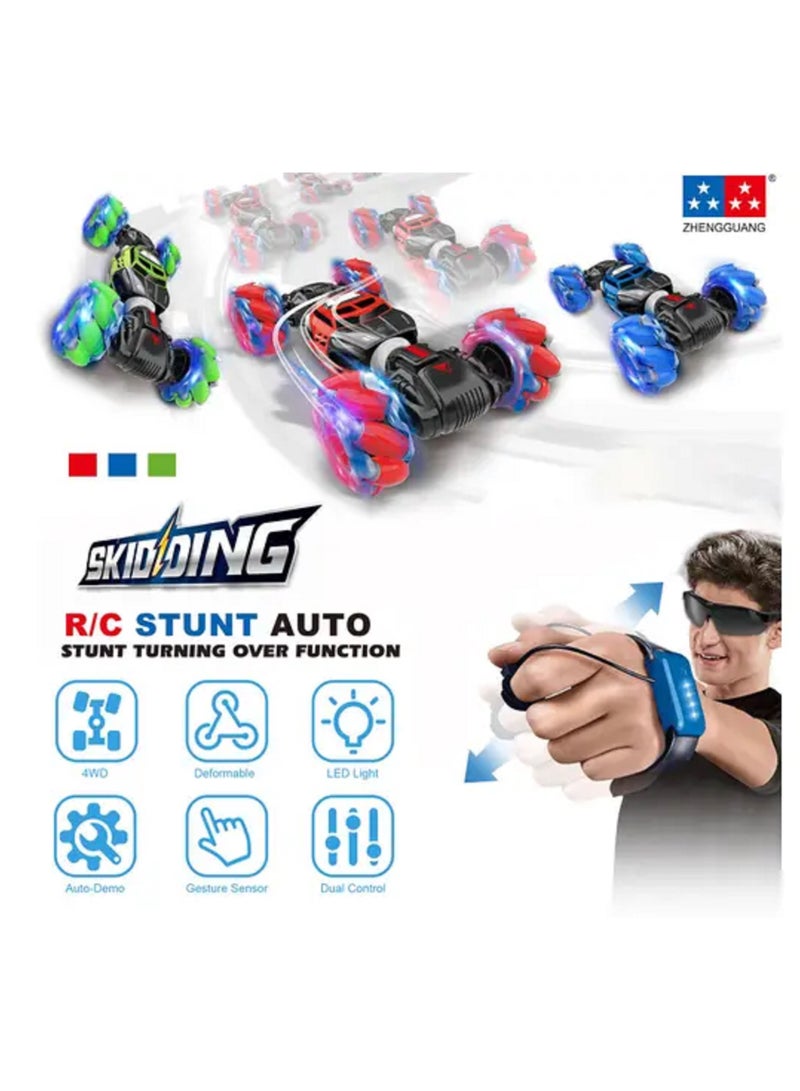 Rc Stunt Car 4Wd Watch Gesture Sensor Control لعبة كهربائية قابلة للتشوه - Image 2