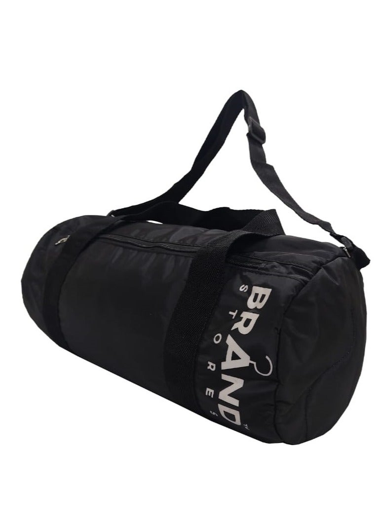 Brand Stores Canvas 45 cm Duffle Gym Bag  -Brand Stores- Black - Image 2