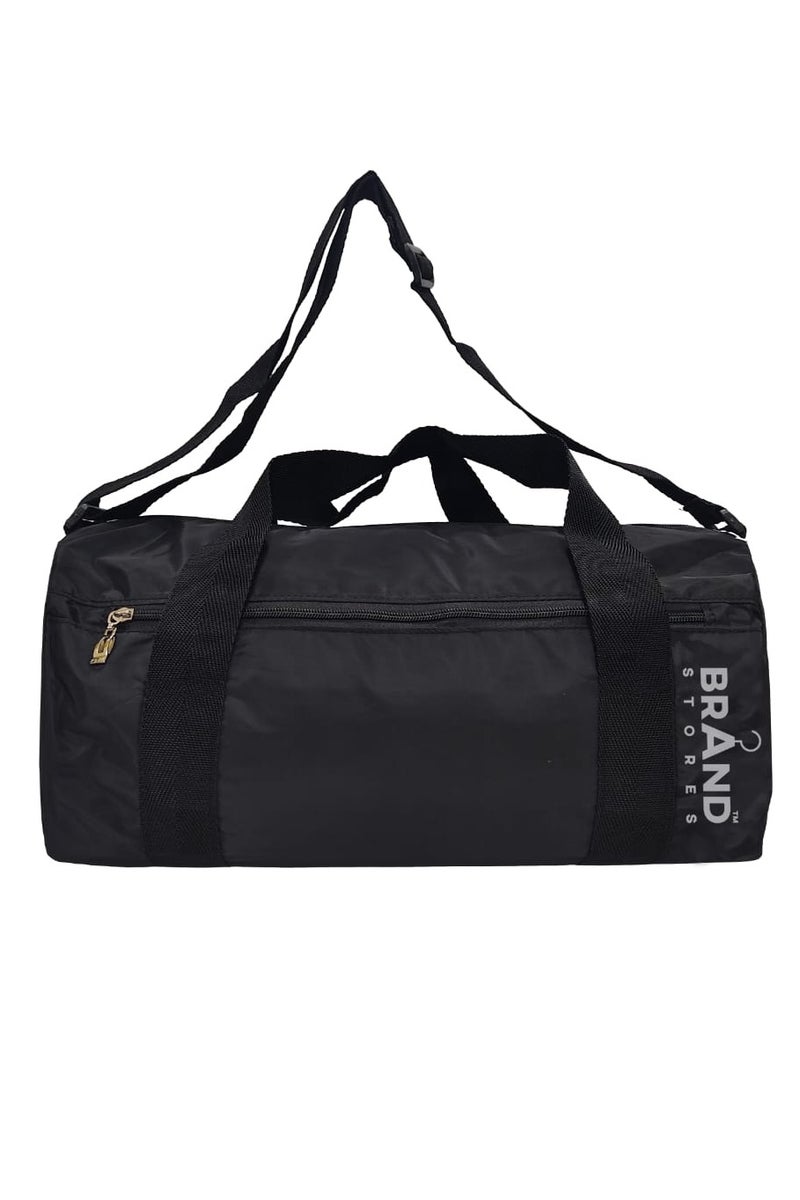 Brand Stores Canvas 45 cm Duffle Gym Bag  -Brand Stores- Black - Image 1
