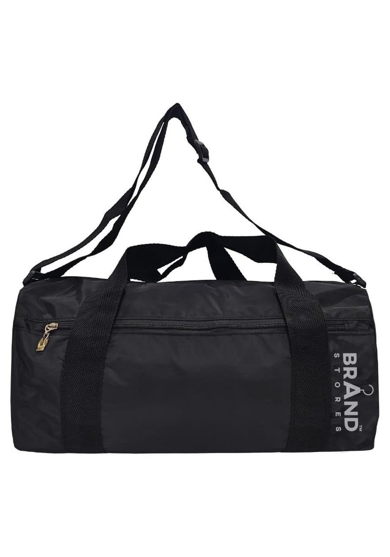 براند ستورز Canvas 45 cm Duffle Gym Bag  -Brand Stores- Black - Image 2