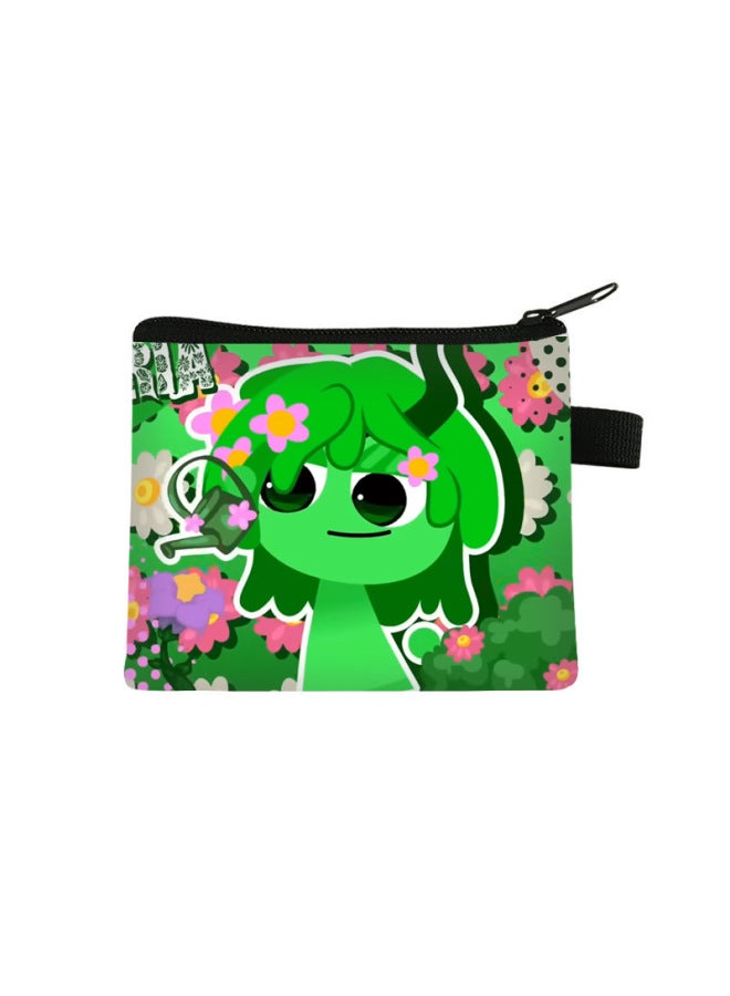 New Rhythm Box Coin Purse Cute Mini Storage Bag Sprunkiplush Multifunctional Key Card Holder