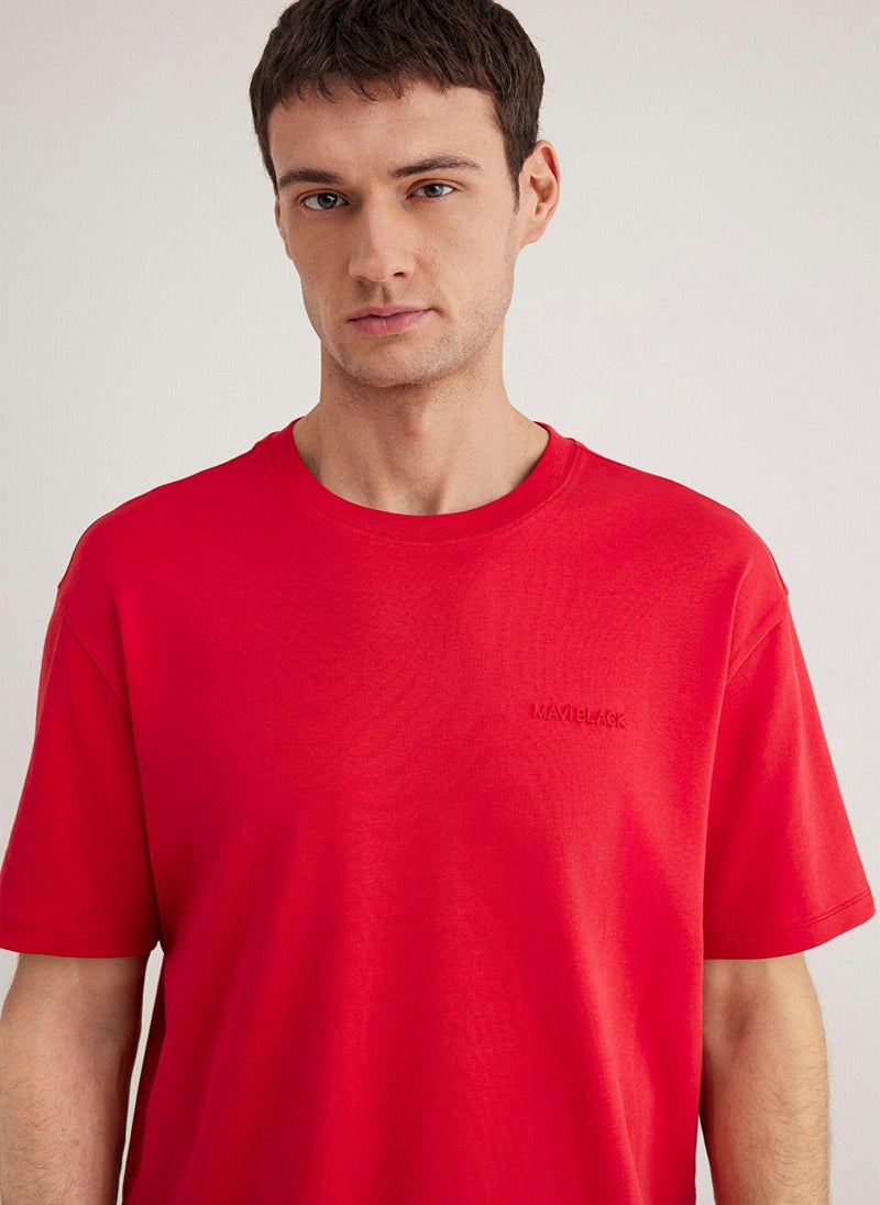 Mavi Black Red T-Shirt - Image 5