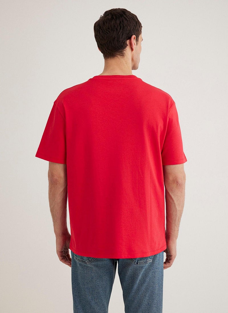 Mavi Black Red T-Shirt - Image 4