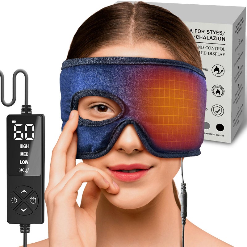 sticro Electric Stye Eye Compress Heating Pad for Stye Eye Treatment with Eye Hole, Moist Heat for Stye Chalazion Blepharitis Relief for Left/Right Eye Irritation - Image 1