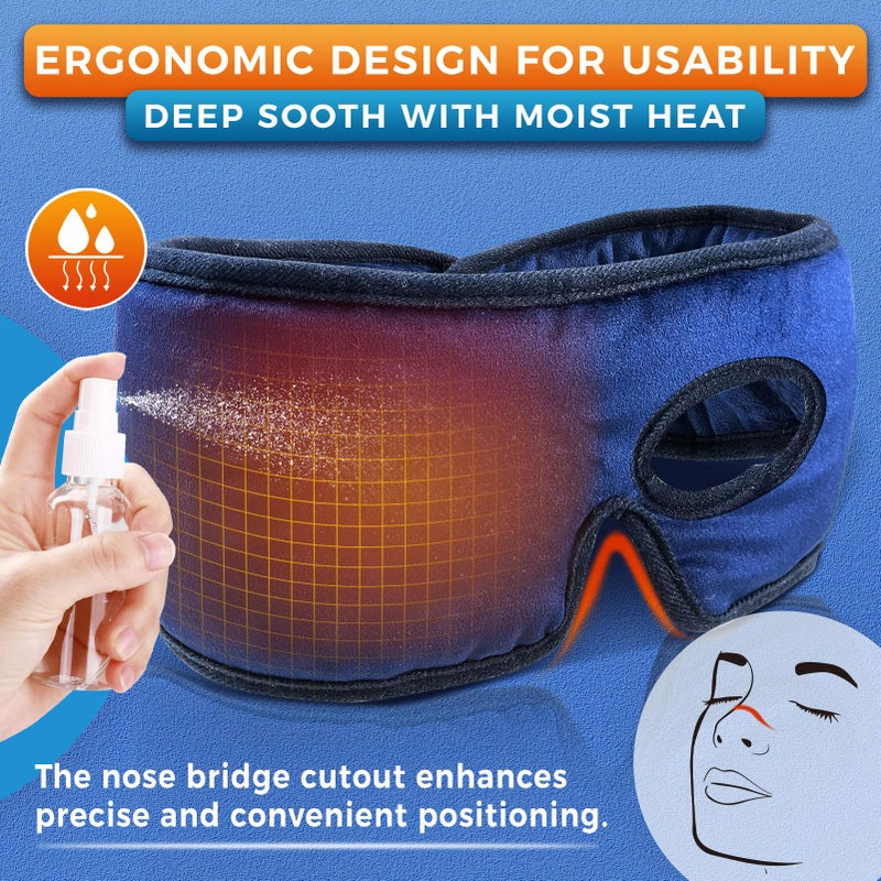 sticro Electric Stye Eye Compress Heating Pad for Stye Eye Treatment with Eye Hole, Moist Heat for Stye Chalazion Blepharitis Relief for Left/Right Eye Irritation - Image 4