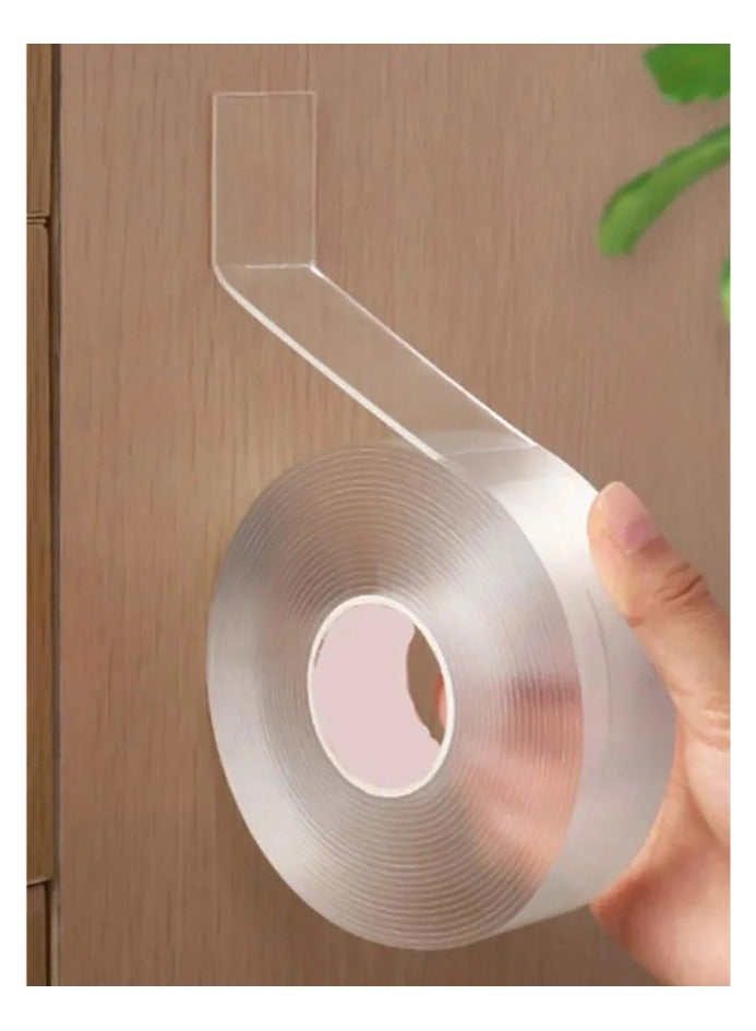 Generic Double-Sided Adhesive Roll Nano Tape 5 meter Clear  - Image 3