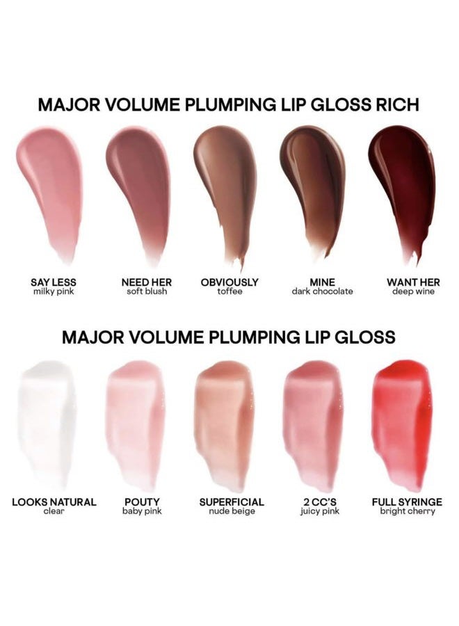 Patrick Ta Major Volume Plumping Lip Gloss - Full Syringe - Red, 0.30 Fl Oz (Pack of 1) - Image 3