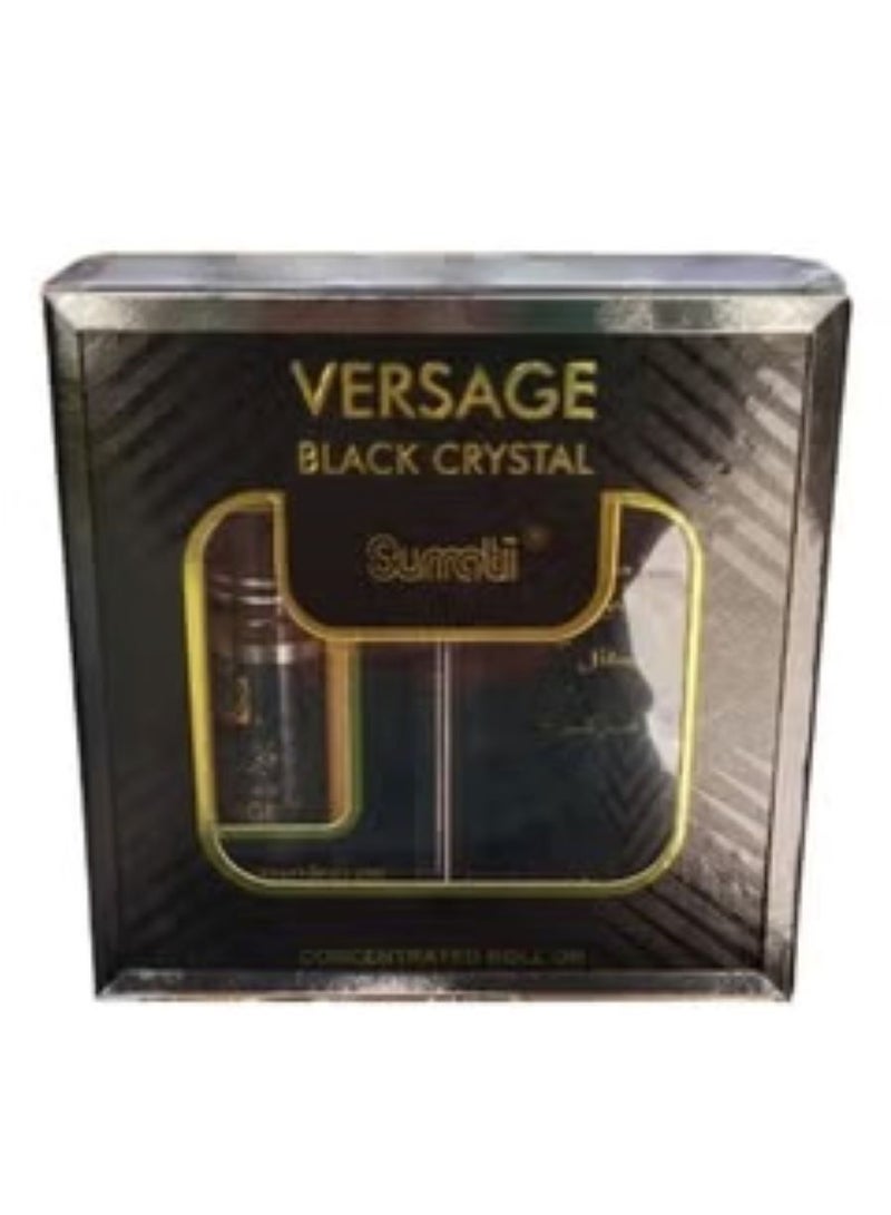 Surati Versace Black Crystal Perfume by Surrati 6 ml 6 pieces - Image 1
