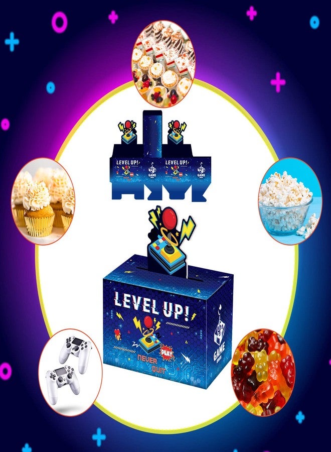 Seajan 36 Pcs Video Game Party Favor Boxes Game Theme Gift Boxes Gamer Goodie Candy Treat Cardboard Package for Video Gamer Night Birthday Party Table Decorations Supplies - Image 3