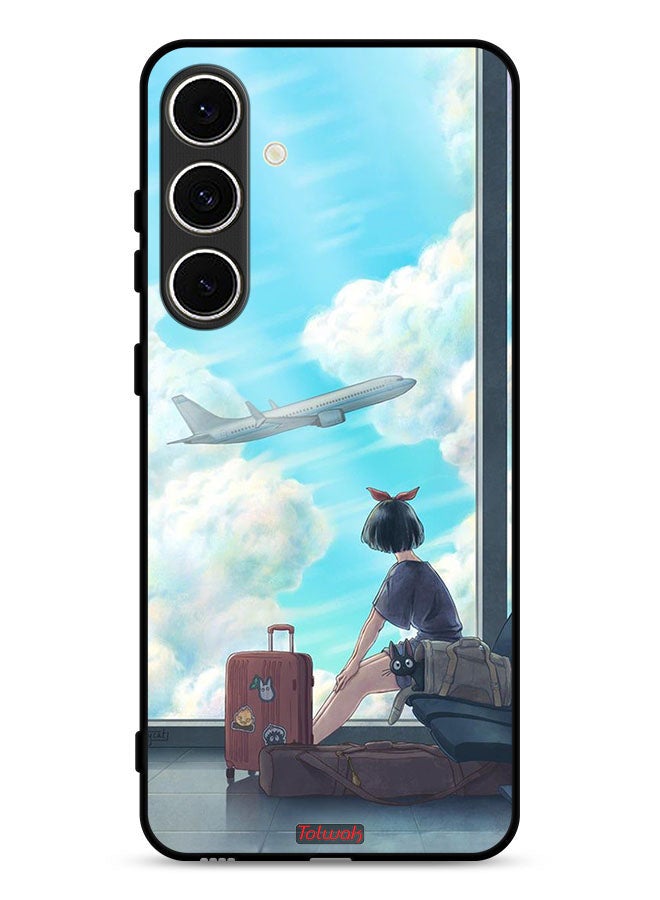 Tolwak Samsung Galaxy S24 FE 5G Protective Case Cover Travel Art - Image 1