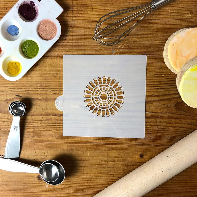 Designer Stencils Mandala #2 Cookie and Craft Stencil CM059 by Designer Stencils - Image 2