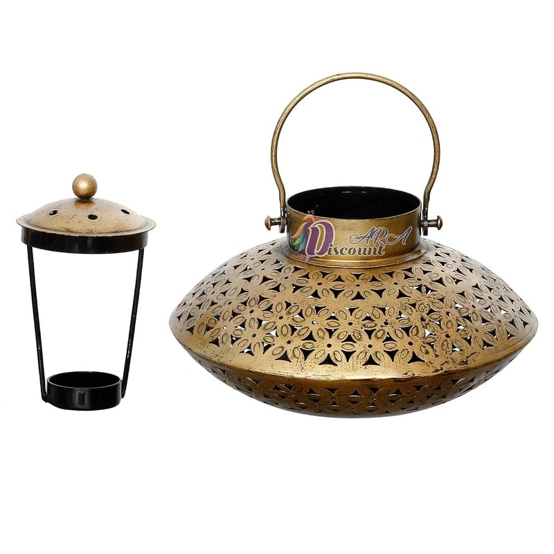 Discount ARA Antique Degchi Style Dhoop and Tealight Candle Holder for Wall Hanging Home Decor Items for Living Room Candle Holders Candle Stand Wall Hanging for Living Room - Image 4