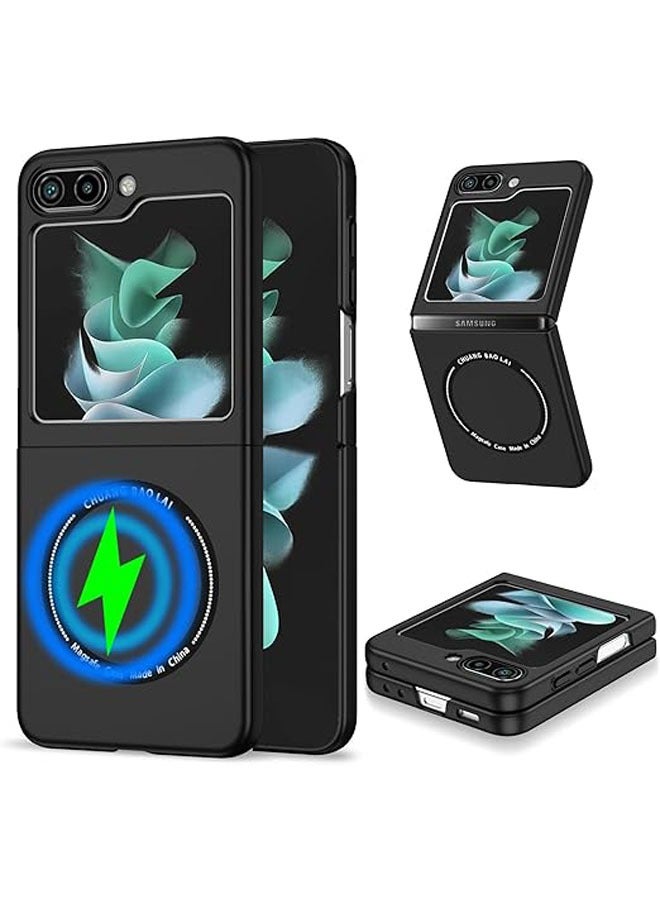 Magnetic Phone Case for Samsung Galaxy Z Flip5 6.7 Inch MagSafe Compatible, Military-Grade Drop Protection Ultra-Thin Shockproof Phone Case for Samsung Galaxy Z Flip 5 - Image 1