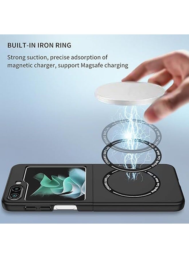 Magnetic Phone Case for Samsung Galaxy Z Flip5 6.7 Inch MagSafe Compatible, Military-Grade Drop Protection Ultra-Thin Shockproof Phone Case for Samsung Galaxy Z Flip 5 - Image 5