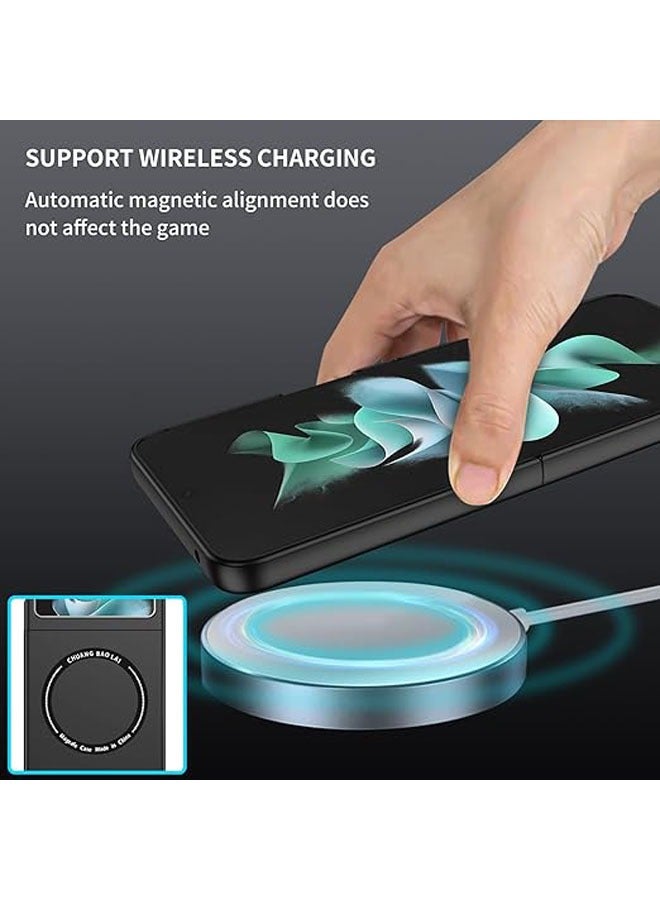 Magnetic Phone Case for Samsung Galaxy Z Flip5 6.7 Inch MagSafe Compatible, Military-Grade Drop Protection Ultra-Thin Shockproof Phone Case for Samsung Galaxy Z Flip 5 - Image 4