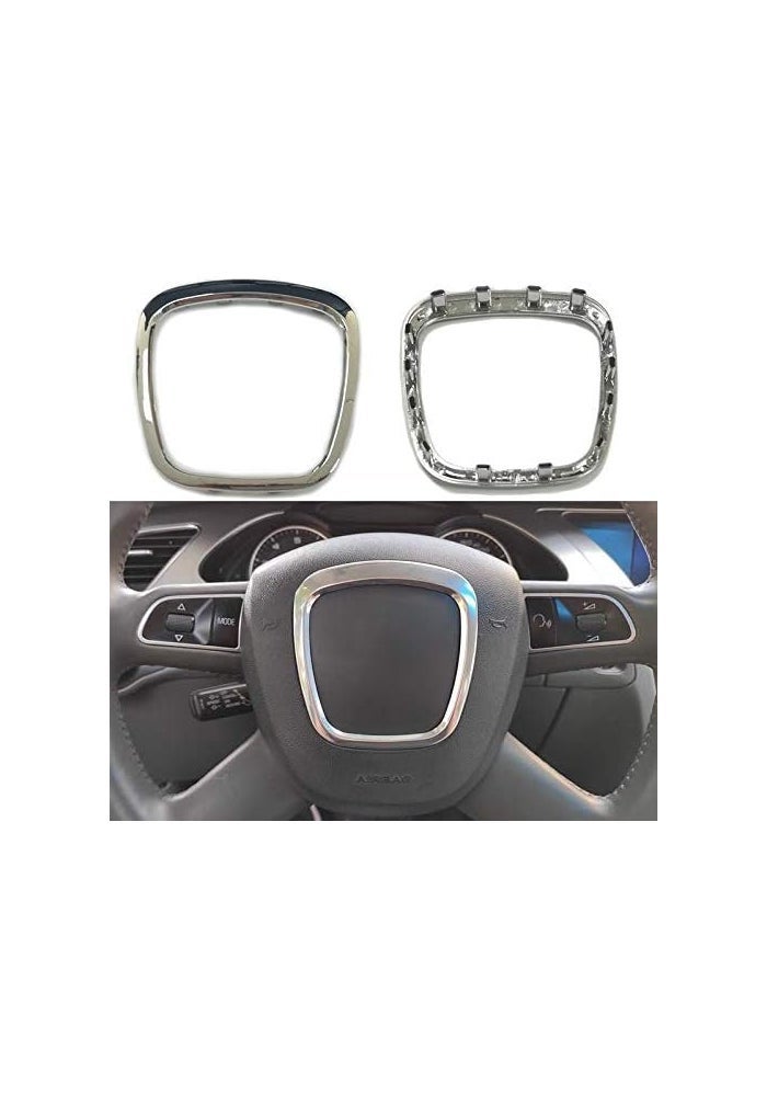 Wivplex ABS Chrome Steering Wheel Trim Cover for Audi - Image 5