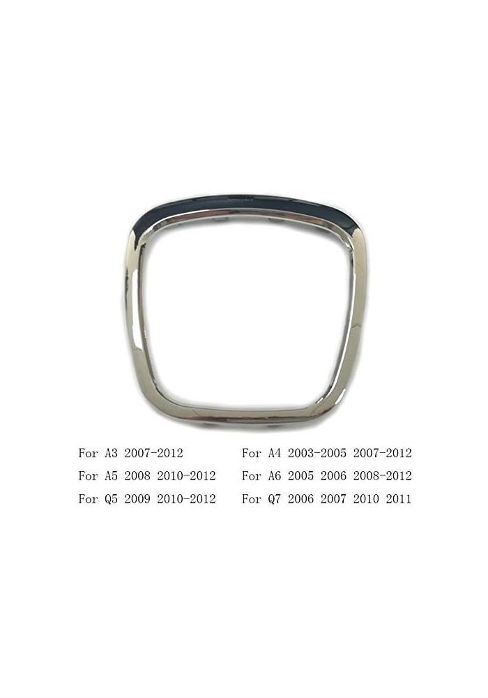 Wivplex ABS Chrome Steering Wheel Trim Cover for Audi - Image 2