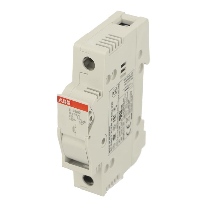 ABB 2CSM200923R1801  E9132  ABB Fuse Holder for OVERCURRENT and Short Circuit Protection NO Blown Fuse Indicator Single Pole 