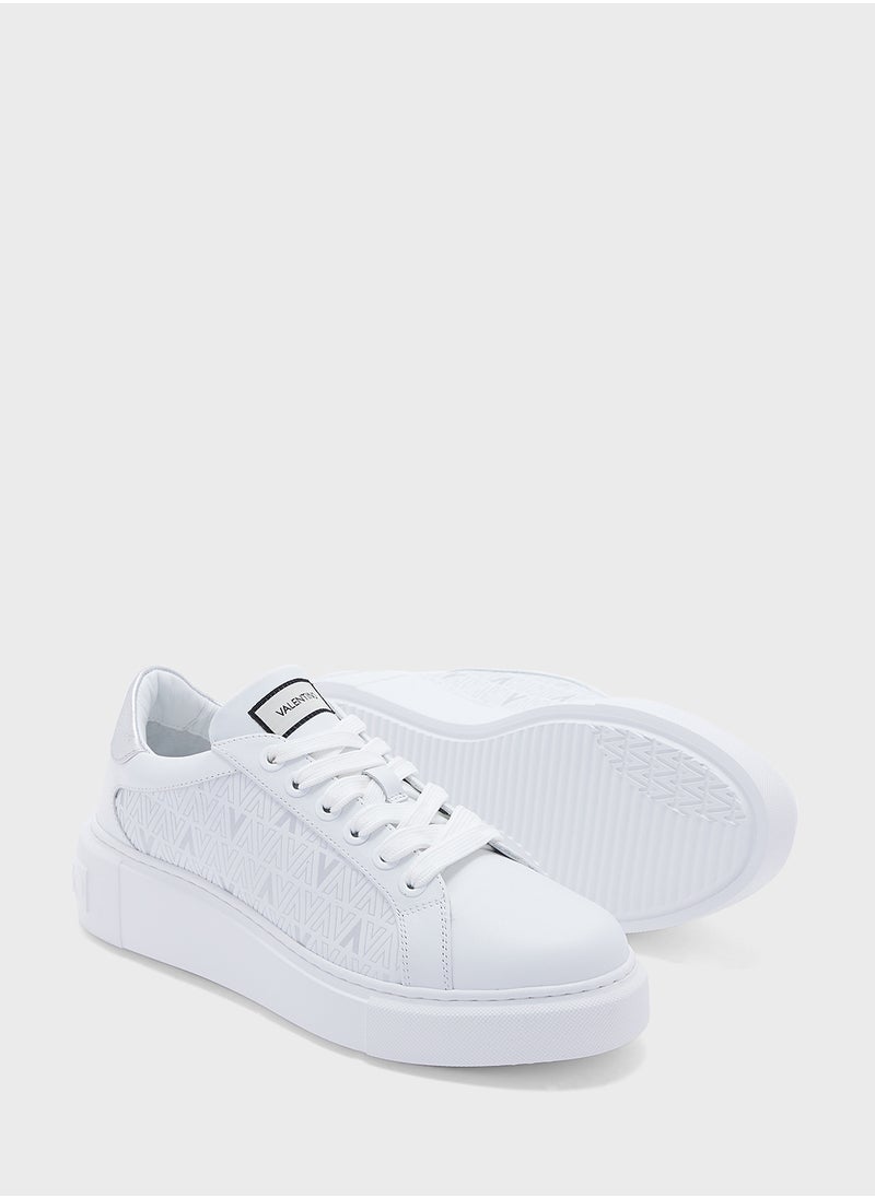 VALENTINO BY MARIO VALENTINO - Lace Up Low Top Sneakers - Image 1