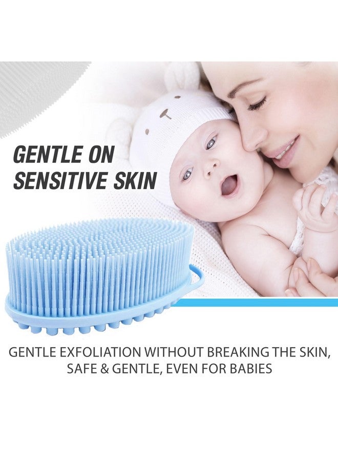 Avilana Exfoliating Silicone Body Scrubber Easy To Clean Lathers Well Long Lasting And More Hygienic Than Traditional Loofah - Image 5