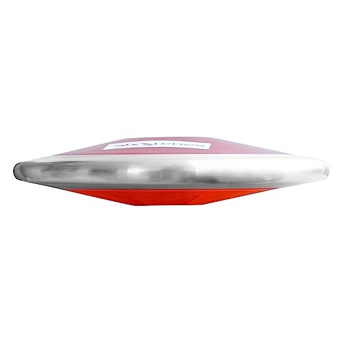 SPORTAXIS Transparent Discus Throw - 1 KG, 83% Rim Weight, Steel Rim - Ideal for Beginners & Intermediates in Track & Field - Enhance Your Discus Throwing Skills – Performance Enhancer - Red - Image 4