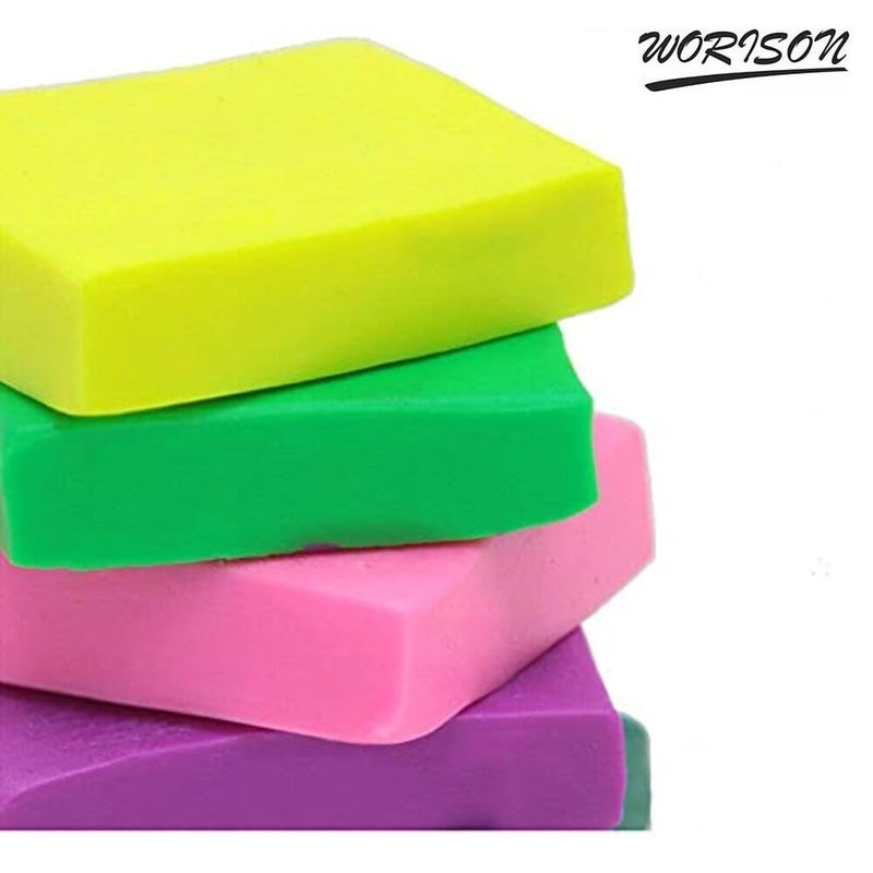 Worison Worison Polymer Oven Bake Clay for Jewelry Making, Sculpting Art, Earrings, DIY Modeling - Pack of 12pc, Multicolor, 150g  - Image 3
