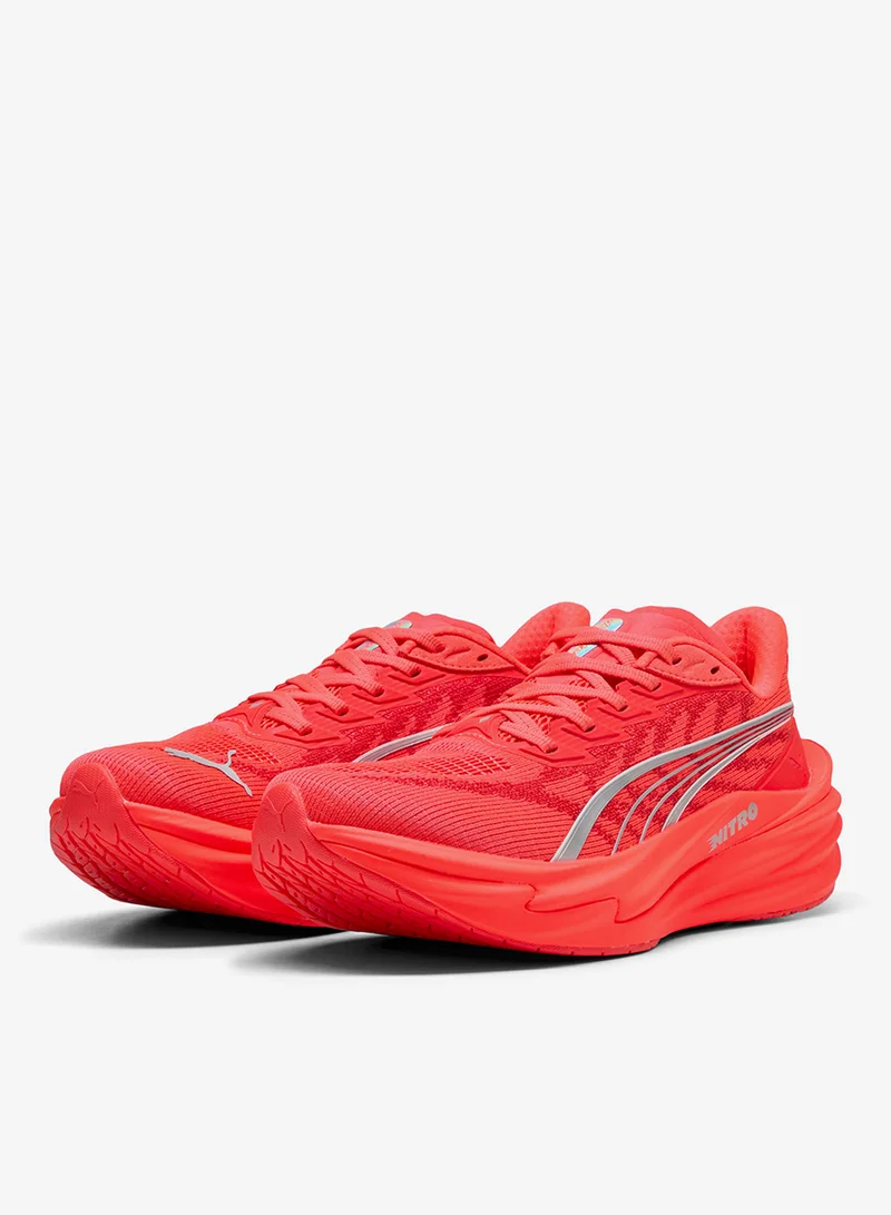 Puma Ultra Red-PUMA Silver Deviate Nitro 4 for Women | Best Price UAE