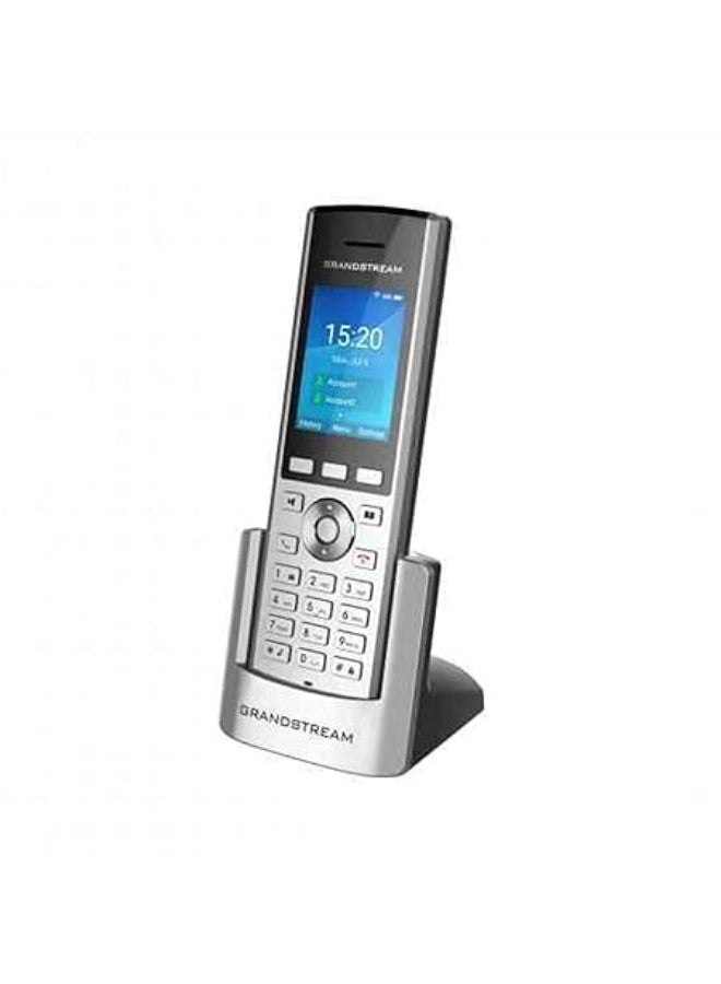 Grandstream WP820 Enterprise Portable Wi-Fi IP Cordless Landline Phone, 120x320 Colour LCD, 7.5hr Talk Time & 150hr Standby Time - Image 1