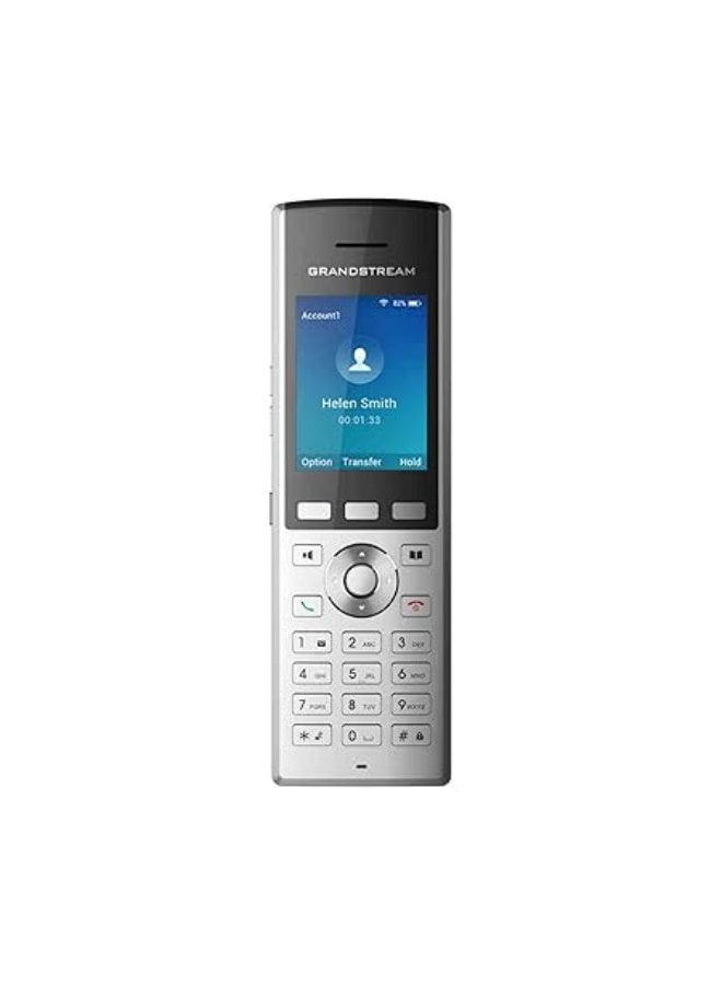Grandstream WP820 Enterprise Portable Wi-Fi IP Cordless Landline Phone, 120x320 Colour LCD, 7.5hr Talk Time & 150hr Standby Time - Image 2