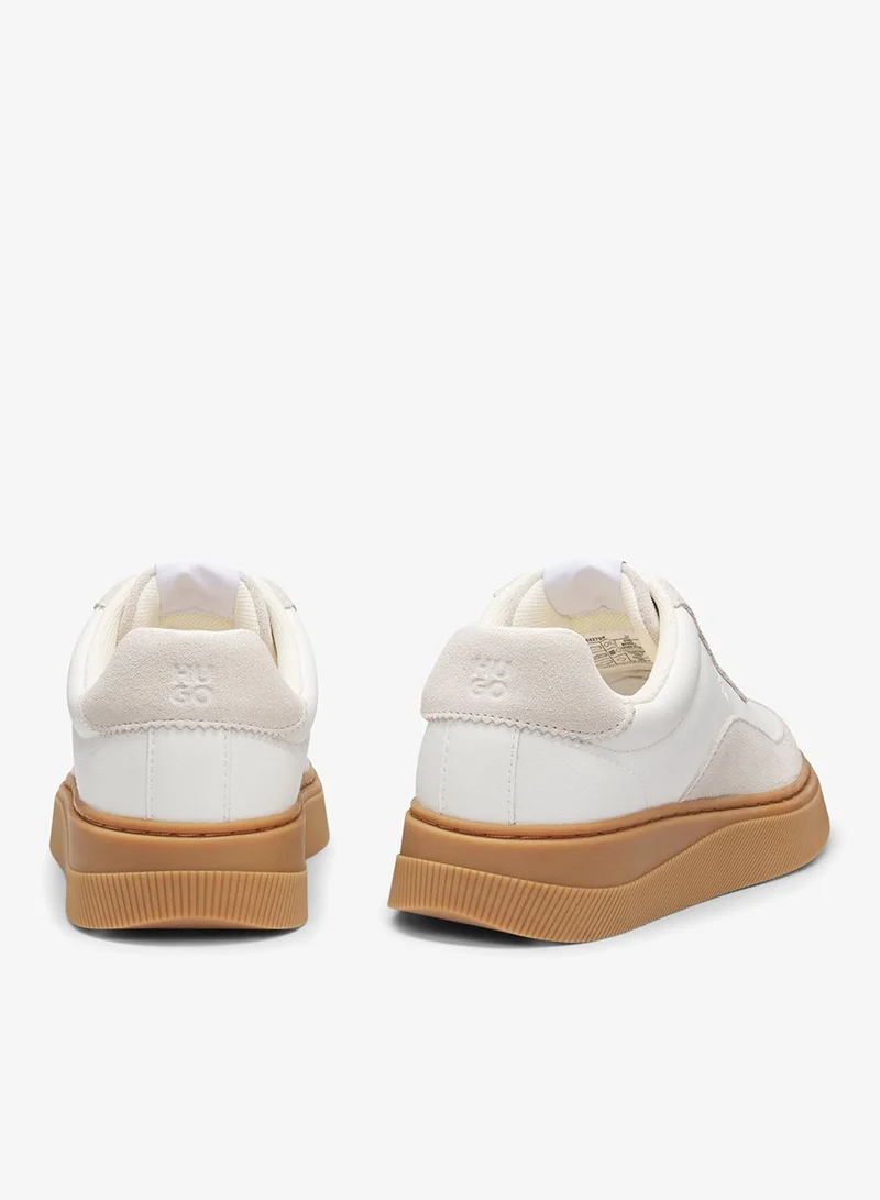 HUGO Low-top trainers with suede trims