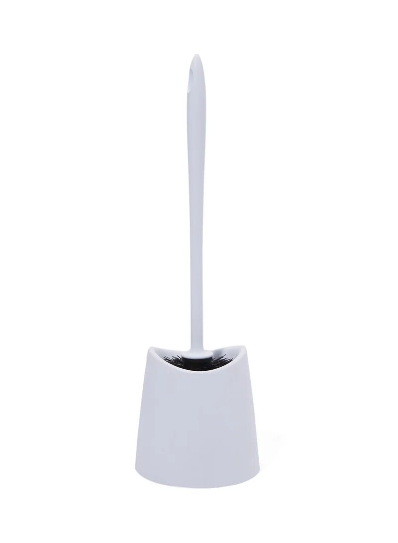 Plastic Toilet Brush White 34x8cm - Image 1