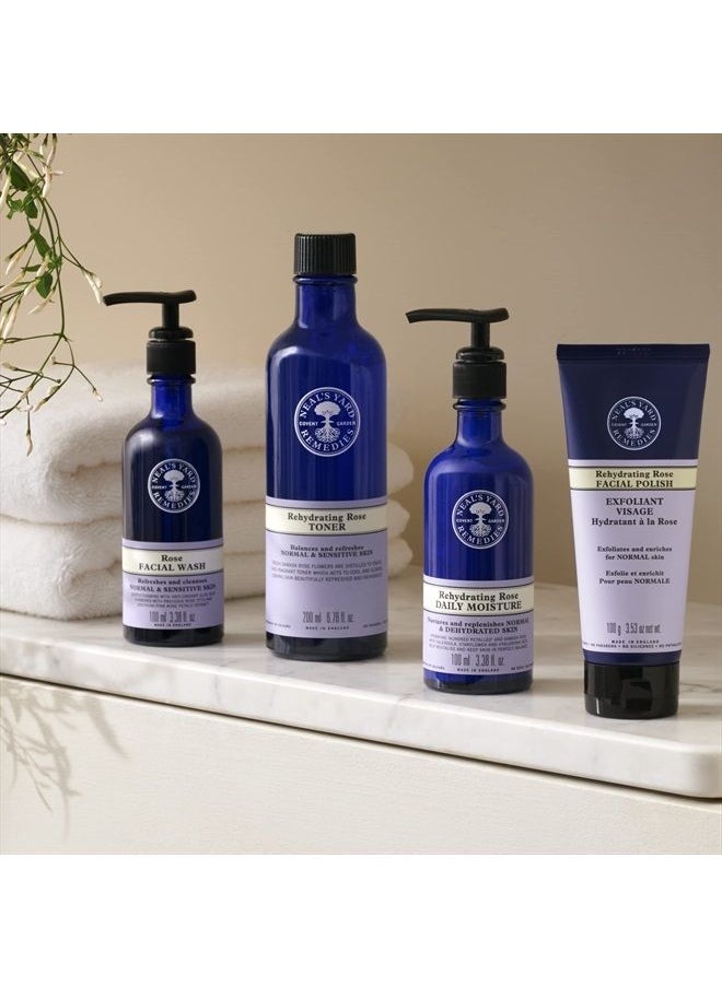 Neal's Yard Remedies - Rehydrating Rose Face Polish | Exfoliating Face Scrub With Damask Rose | For Dehydrated Skin |3.53 oz. net wt. - Image 1