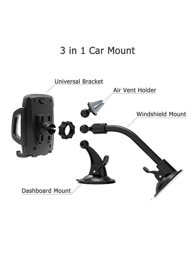 كيلا حامل هاتف السيارة، حامل الهاتف المحمول على فتحة التهوية، حامل لوحة القيادة - Image 3