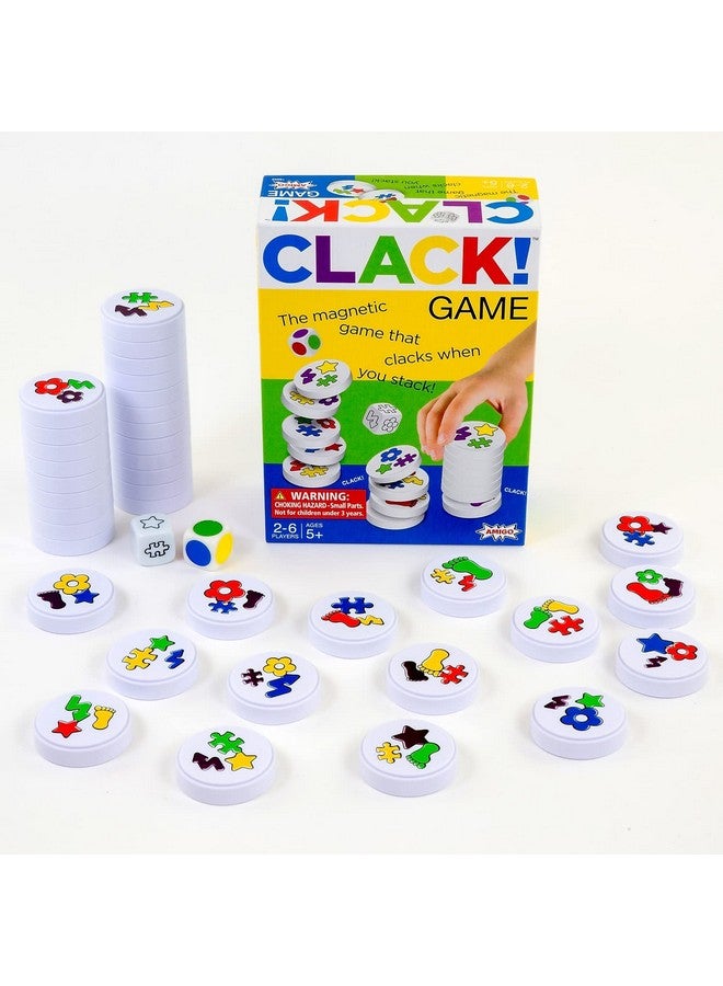 AMIGO Games Clack! Categories - Exciting Kids Magnetic Stacking Game for 2-8 players Ages 7+ | Fun, Educational, & Fast-Paced Family Game - Image 3