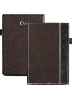 Case Samsung Galaxy Tab A 10.1 Inch 2016 Sm T580 Sm T585 Flip Book Pu Leather Cover With Shockproof Soft Tpu Protective Case For Galaxy Tab A6 10.1 Inch Brown