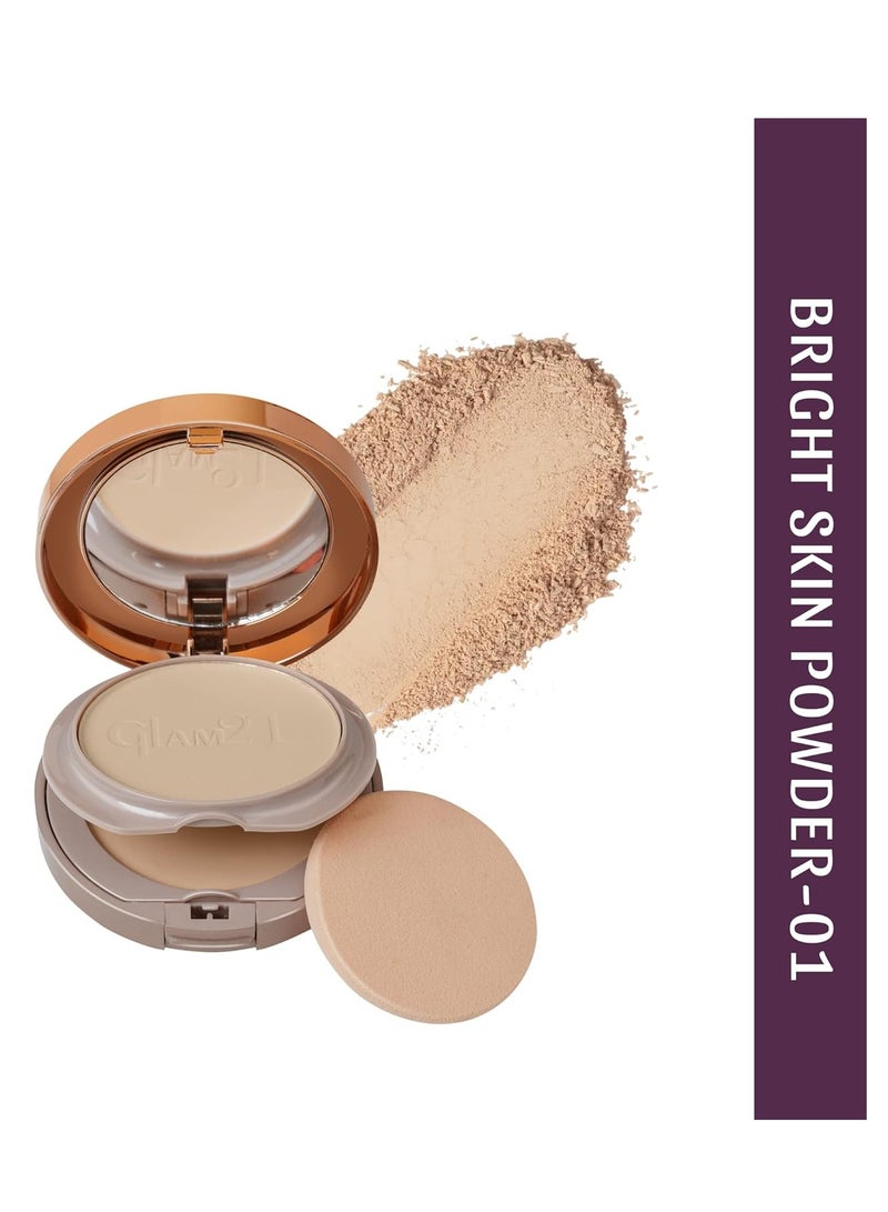 غلام جلام 2 في 1 بودرة مضغوطة لايت لينين 01 - Image 2