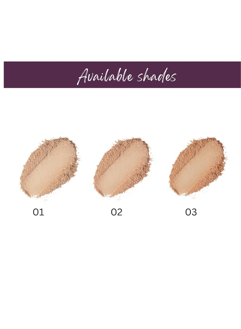 غلام جلام 2 في 1 بودرة مضغوطة لايت لينين 01 - Image 4