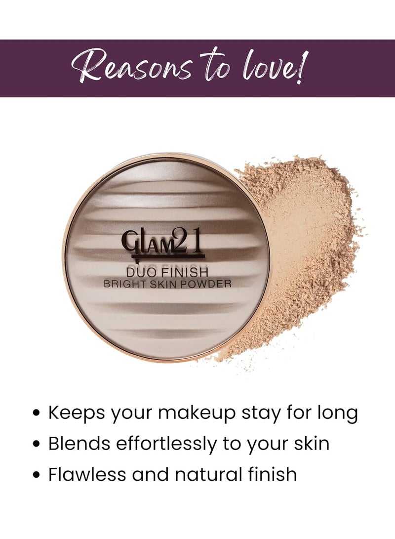 غلام جلام 2 في 1 بودرة مضغوطة لايت لينين 01 - Image 3