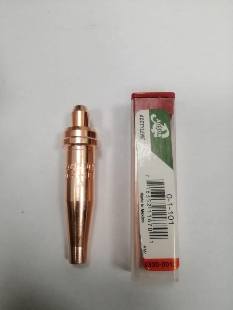 AQ AQSON AQSON Acetylene Cutting Tip Type 101, Size 3 - Professional Brass Cutting Tool - Image 2