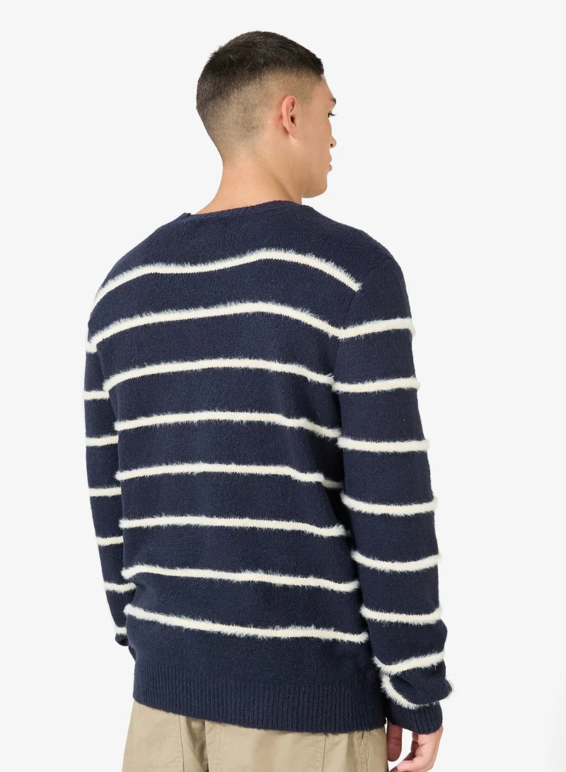 BRAVE SOUL MENS 2X2 2XPLY RIB HIGHERCREW NECK,
